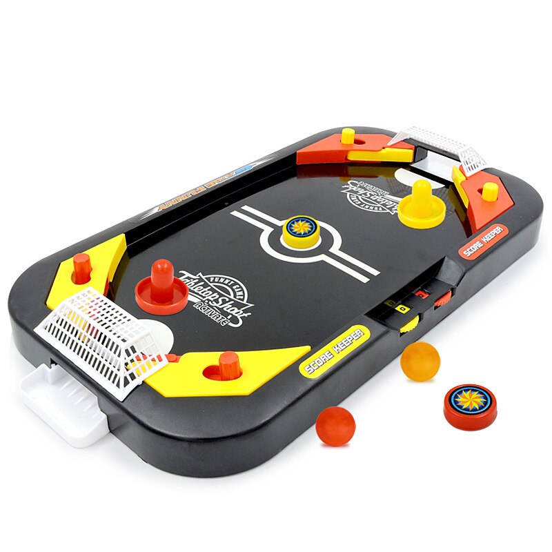 Space Saving Mini Air Hockey Game Set
