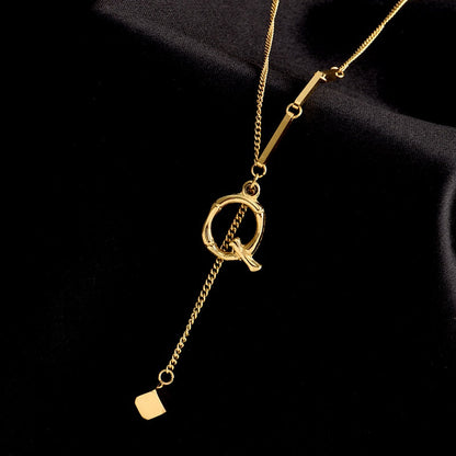 Custom Initial Pendant Necklace