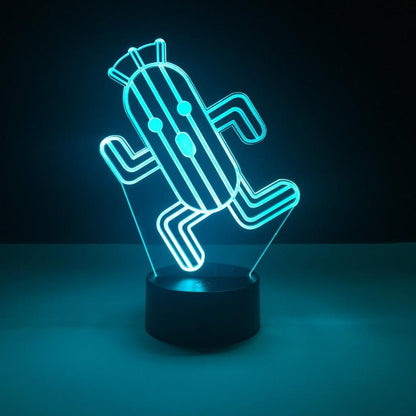 Bright 3D LED Table Lamp for Office Use