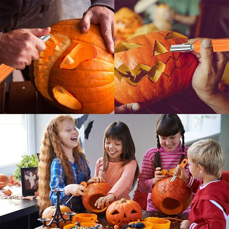 Simple Halloween Pumpkin Carving Kit