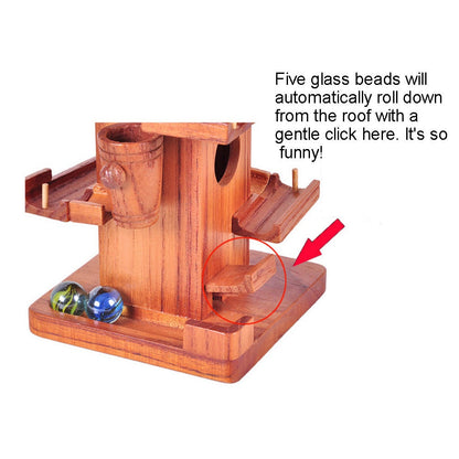 Challenging 3D Wood Brain Teaser Toy