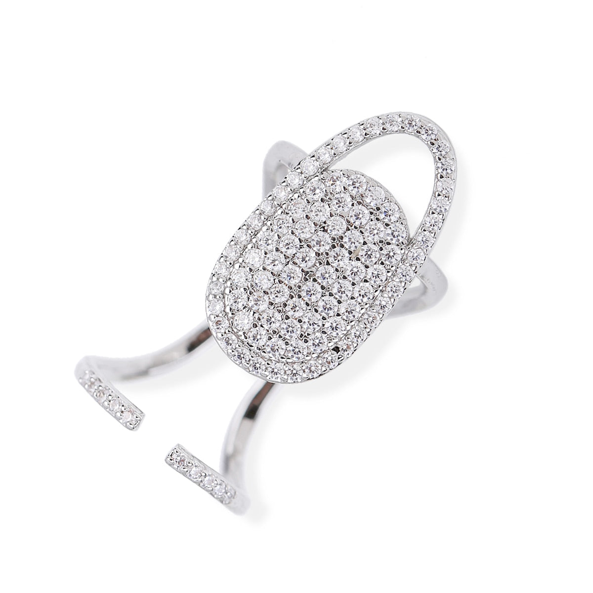 Trendy Silver Stacking Slim Ring Set