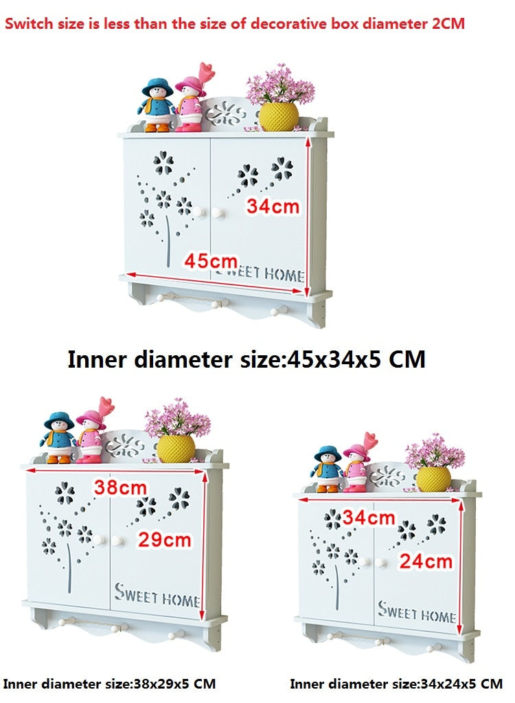 Concealed Plug Storage Container Box