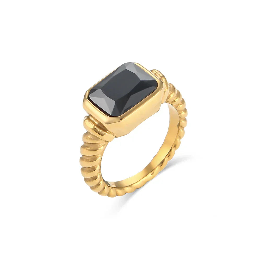 Luxurious Square Cut Diamond Engagement Ring