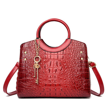 Classic Real Leather Shoulder Bag