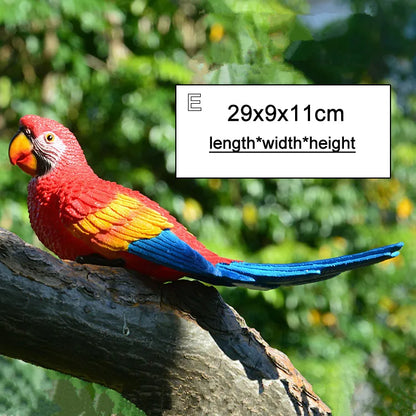Vibrant Tree Bird Canvas Decoration