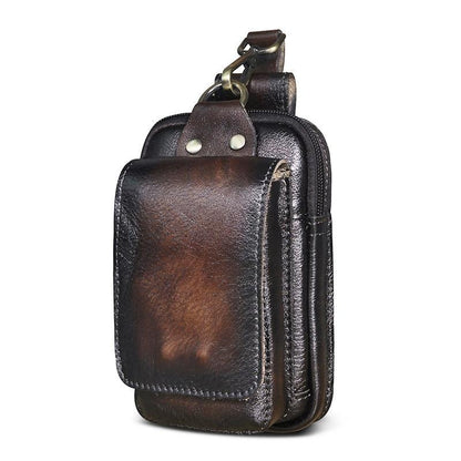 Genuine Leather Cross Body Bag for Men