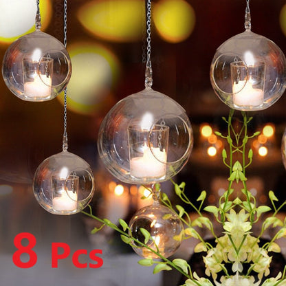 Cosy Glass Candle Holder with Starry Design