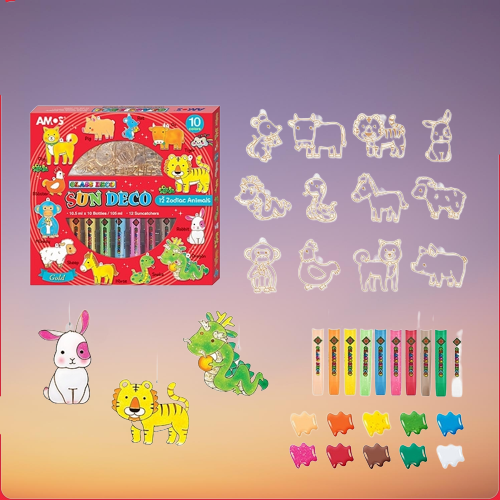 Simple Festive Glass Paint Set