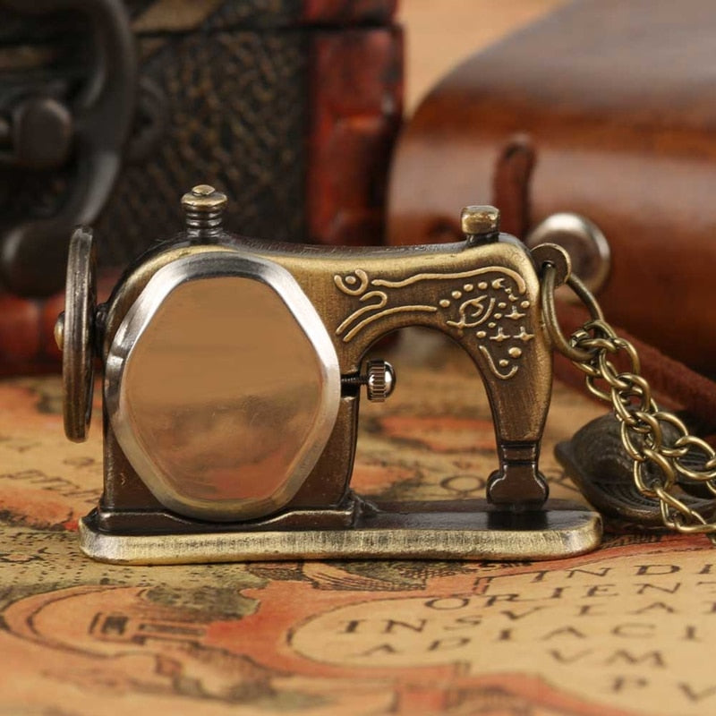 Vintage Style Sewing Machine Watch