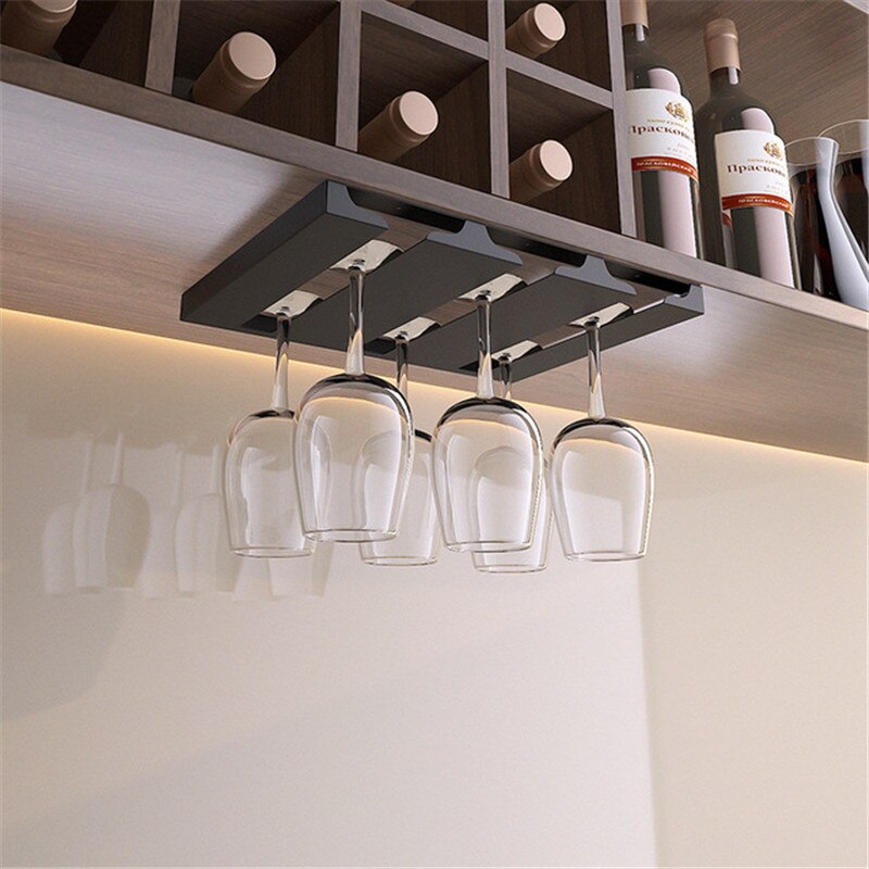 Compact Wall Mounted Glass Storage Rack