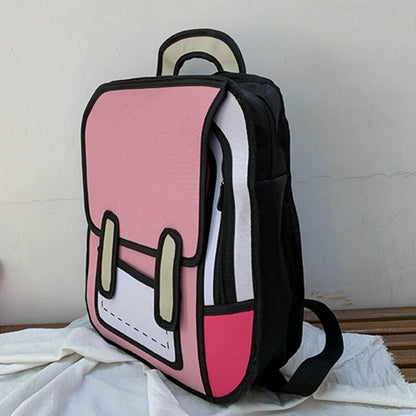 Fun Colorful Cartoon School Backpack