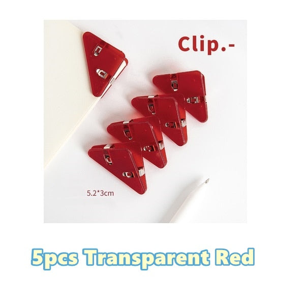 Vibrant Metal Bookmark Paper Clip