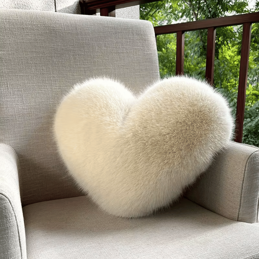 Plush Love Shape Cushion | Soft Home Decor Pillow - Luxicro