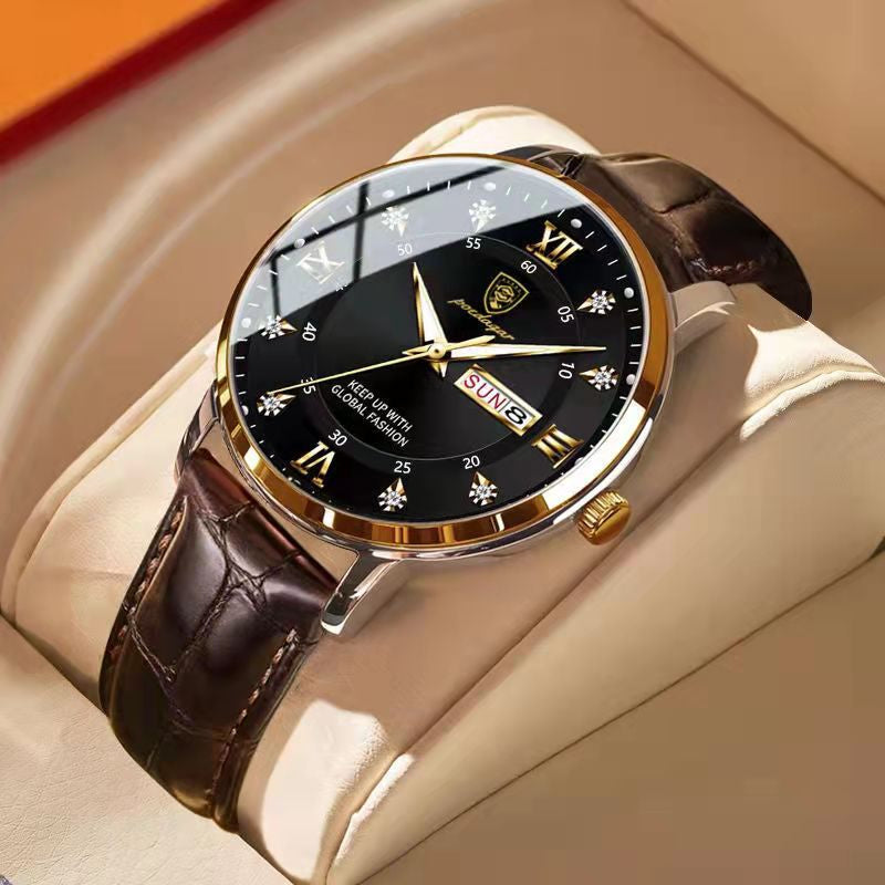 Waterproof Men's Stainless Steel Analog Watch - Luxicro