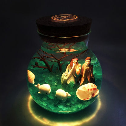 Colorful 3D LED Table Lamp with DIY Scene