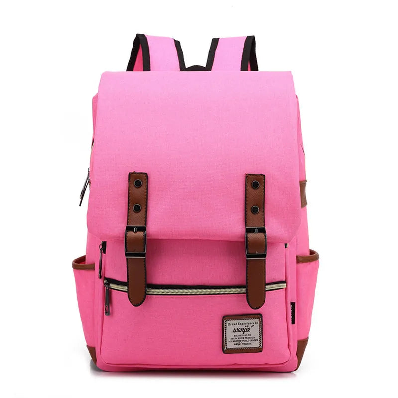 Timeless Genuine Leather School Backpack