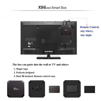 Compact Android TV Streaming Box Device