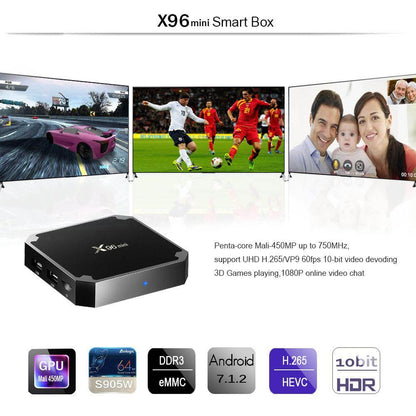 Compact Android TV Streaming Box Device