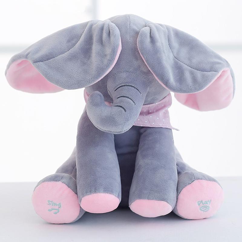 Cute Singing Elephant Plush Toy for Kids