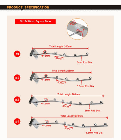 Space Saving 2 Pack Folding Hooks