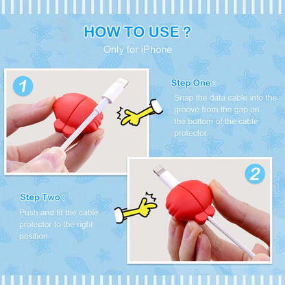 Vibrant Phone Charging Cable Cover