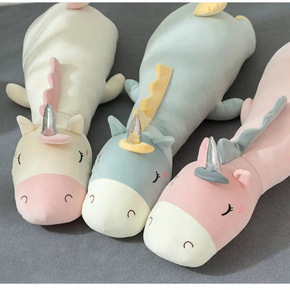 Big Soft Pink Plush Unicorn Toy