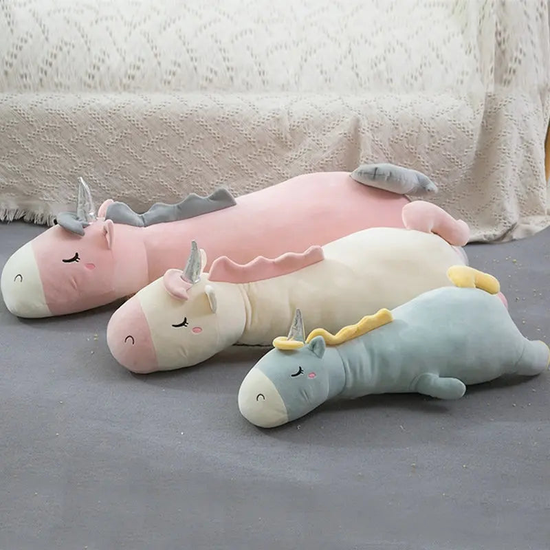 Big Soft Pink Plush Unicorn Toy