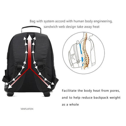 Rainproof Camera Hiking Backpack