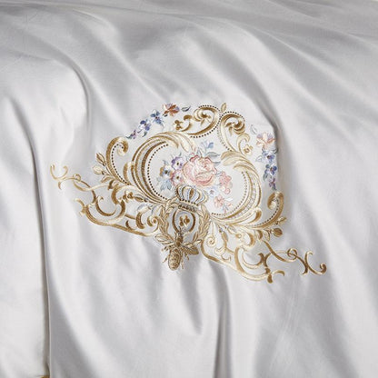 Soft Egyptian Cotton Embroidered Bedding Set