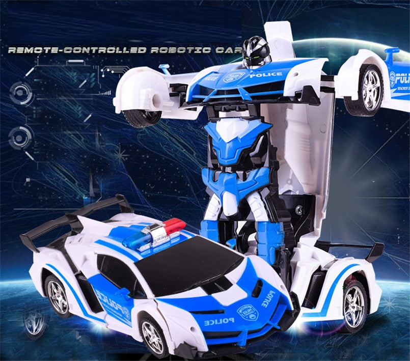 Turbo 2 in 1 RC Transforming Car Toy