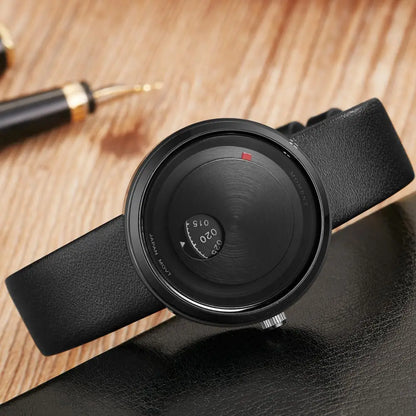 Affordable Leather Strap Quartz Watch Set For Couples