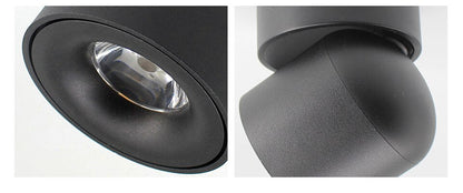 Round LED Ceiling Light 360 Degree Rotating Fixture