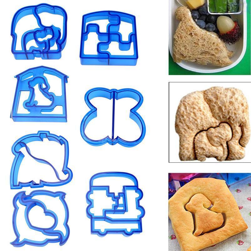 Easy Bake Bread Shaper Cutters 7 Piece Set - Luxicro