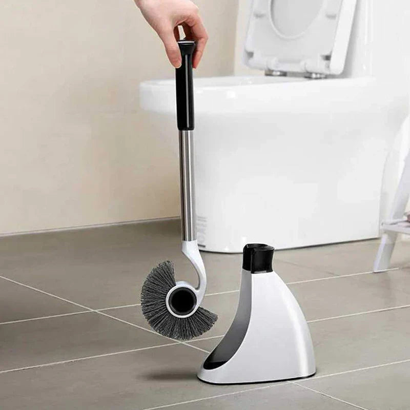 Powerful Scrubbing Toilet Brush Cleaner Set - Luxicro