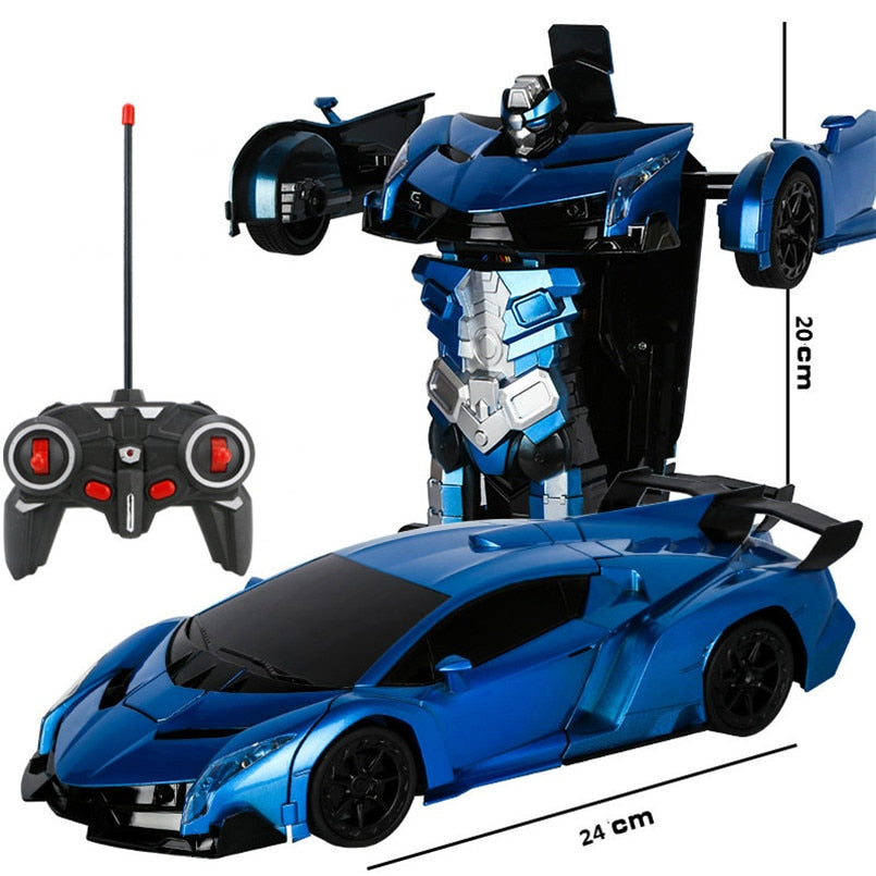 Turbo 2 in 1 RC Transforming Car Toy