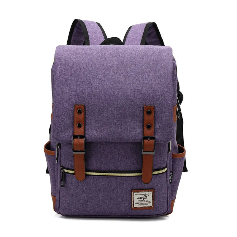Timeless Genuine Leather School Backpack