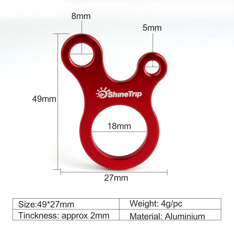 EasyUse 10 Pack Camping Tent Rope Clips
