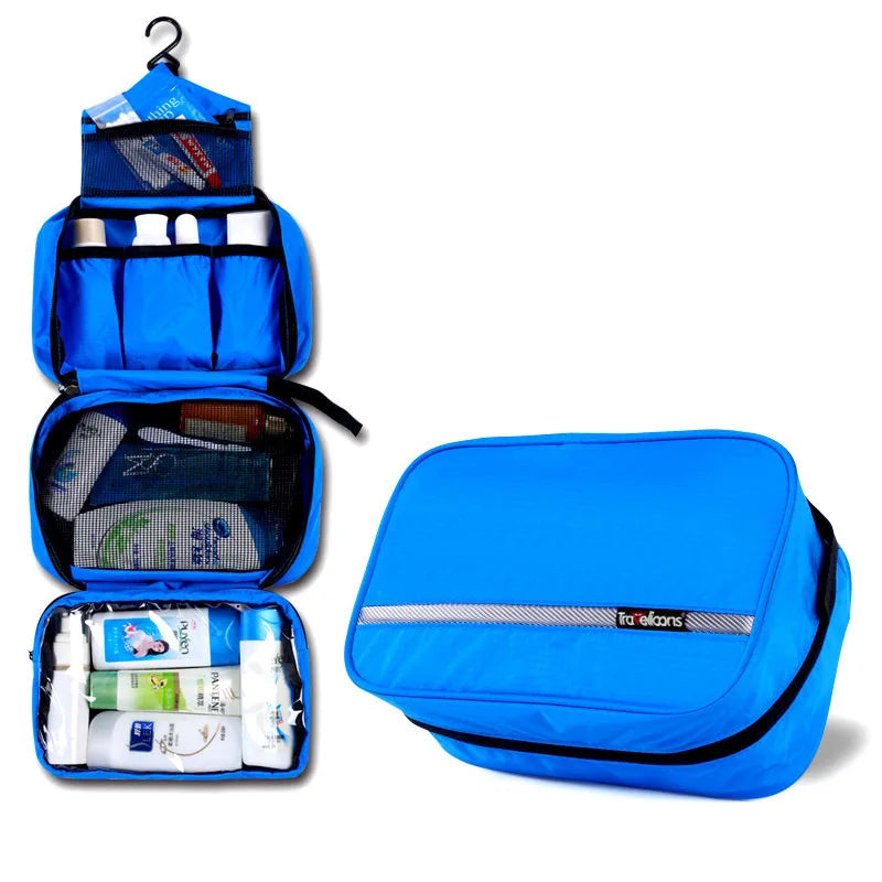 Travel Toiletry Case with Waterproof Pockets