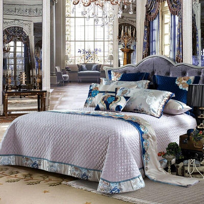 Luxurious Soft Silver Grey Bedding Duvet Cover Set