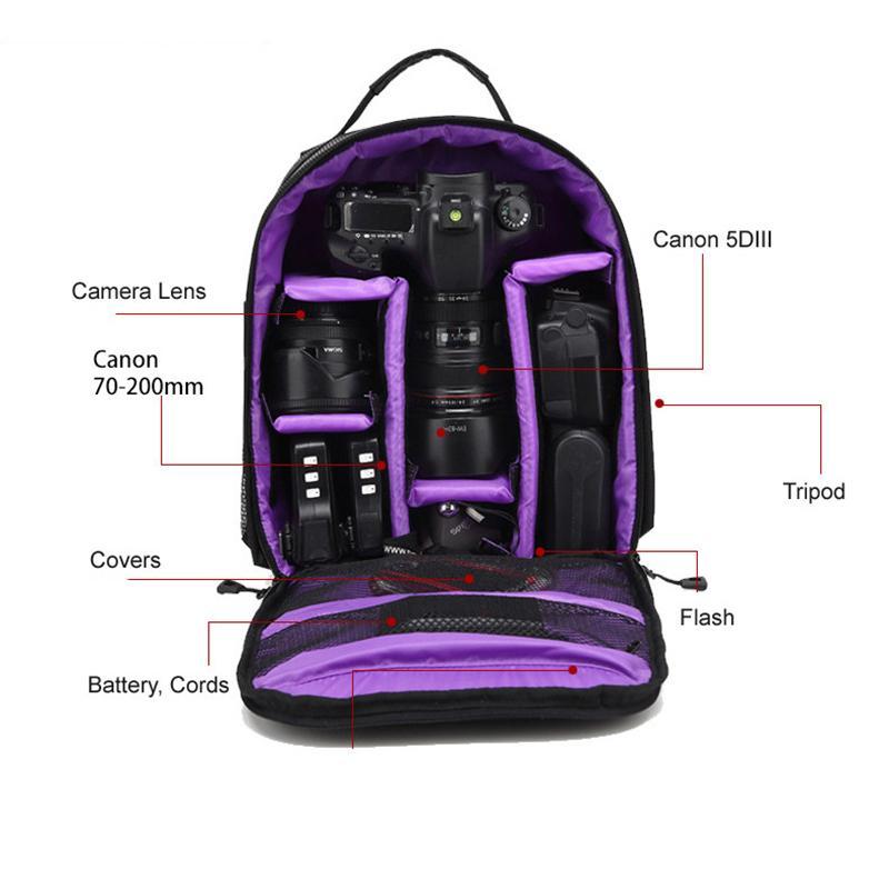 Rainproof Camera Hiking Backpack
