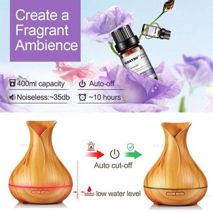 Portable Essential Oil Diffuser with Bright Color Lights
