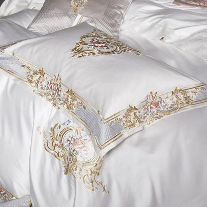 Soft Egyptian Cotton Embroidered Bedding Set
