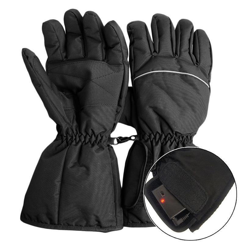 Warm Rechargeable Gloves for Winter Outdoor Use