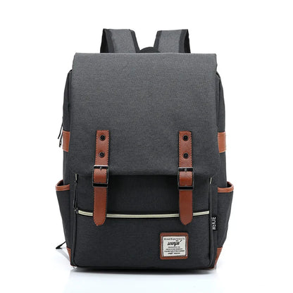 Timeless Genuine Leather School Backpack