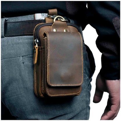 Genuine Leather Cross Body Bag for Men - Luxicro