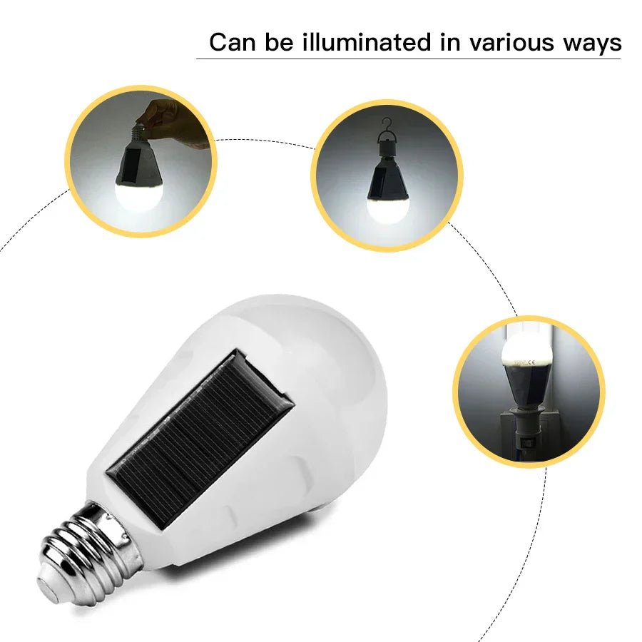 Waterproof Outdoor LED Solar Garden Light Bulb