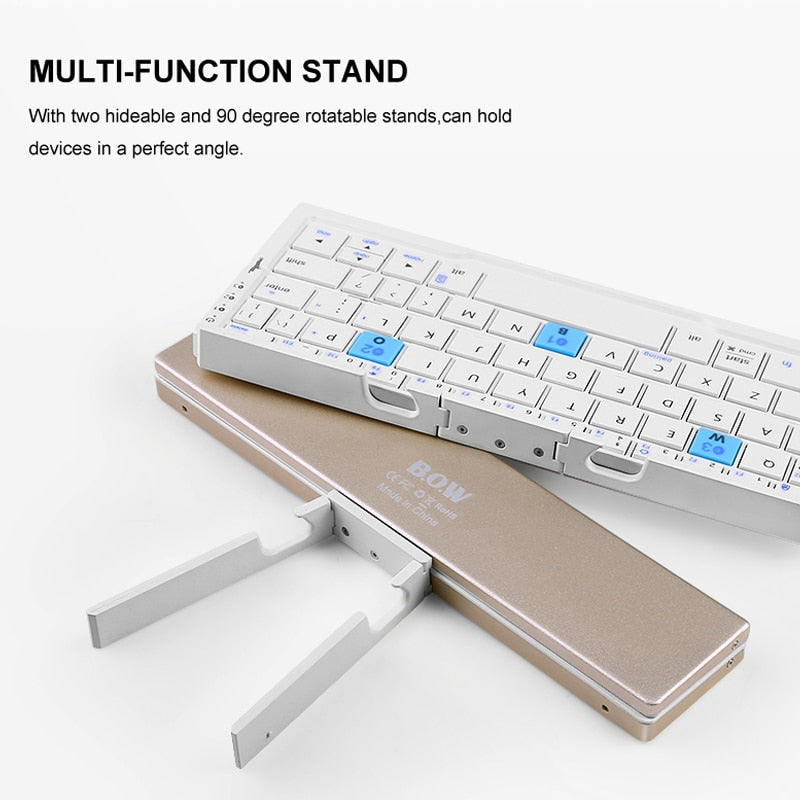 Slim Rechargeable Bluetooth Small Keyboard