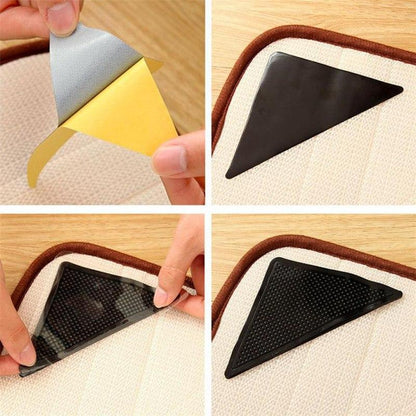 Non-Slip 4 Piece Adhesive Rug Grippers