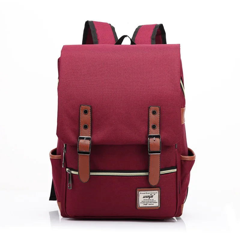 Timeless Genuine Leather School Backpack
